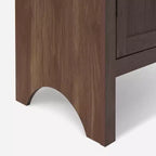 Arched Cabinet Wooden Display Cabinet