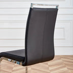 Modern Dining Chairs PU Faux Leather set of 4