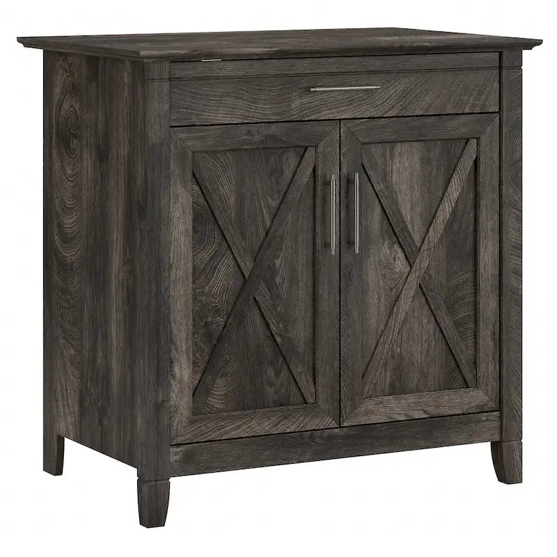 Key West Secretary Desk with Storage Cabinet by Bush Furniture