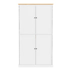 40.2x20x71.3 High Freestanding Kitchen Pantry Large Cupboard Storage Cabinet with 2 Drawers 2 Adjustable Shelves 8 Door Shelves