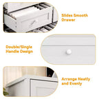 12 Drawers Dresser for Bedroom Wooden, Modern Wide TV Stand Dressers for 65 Inch TV, Wood Chest of Drawers, Farmhouse Clothes Storage for Living Room