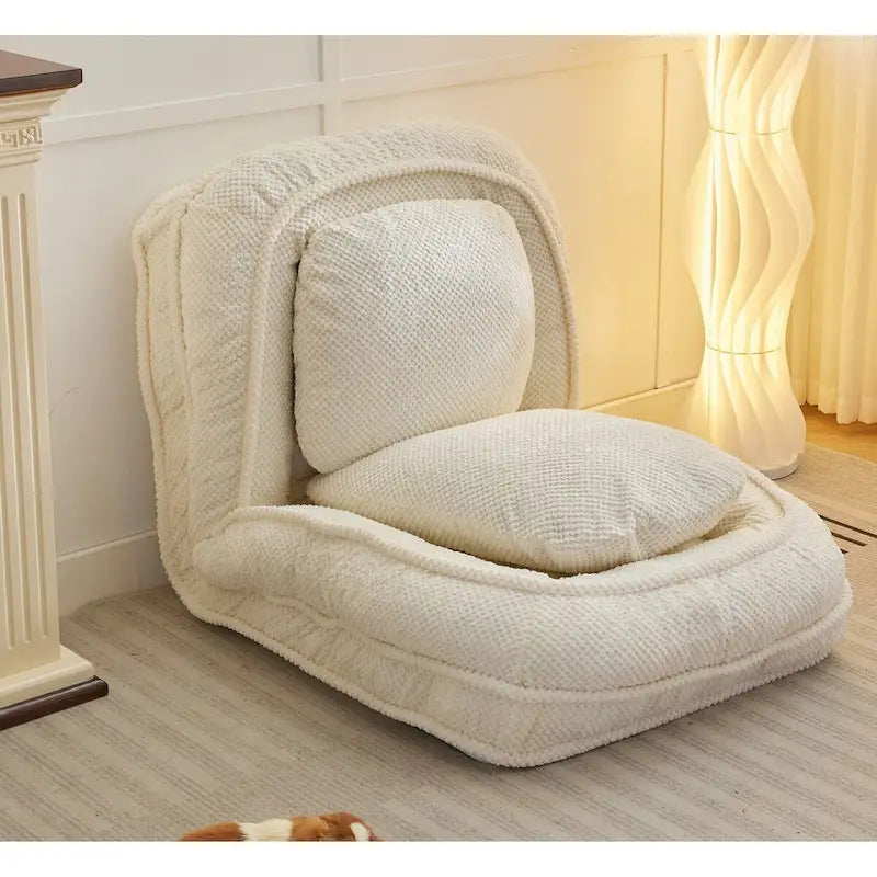 Lazy Sofa Couch,5 Adjustable Position,Sit,Sleep,Fold,Suit to Put in Bedroom, Living Room