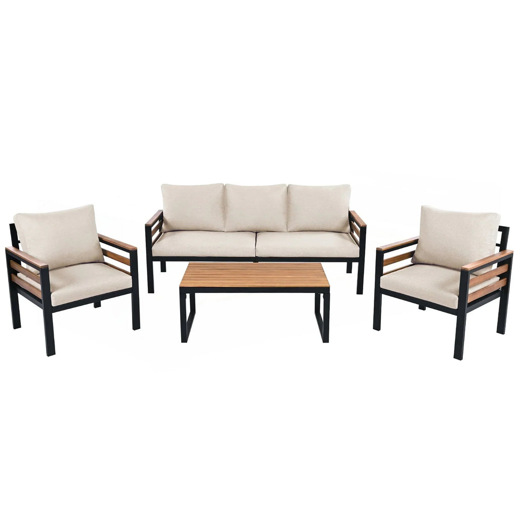 4-Piece Outdoor Furniture Sofa Set
