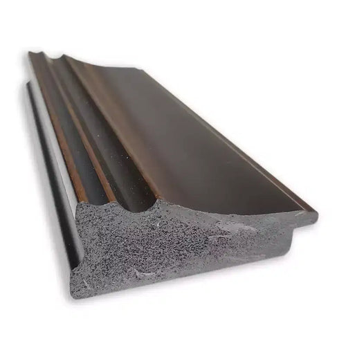 Miroir mural de salle de bain 23" x 29" Trio bronze huilé non biseauté - : Miroir de courtoisie rectangulaire, cadre en polystyrène