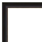 Miroir mural de salle de bain 23" x 29" Trio bronze huilé non biseauté - : Miroir de courtoisie rectangulaire, cadre en polystyrène