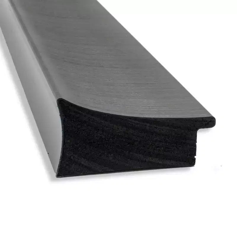 Miroir de porte pleine longueur élégant en étain brossé non biseauté 19" x 53"