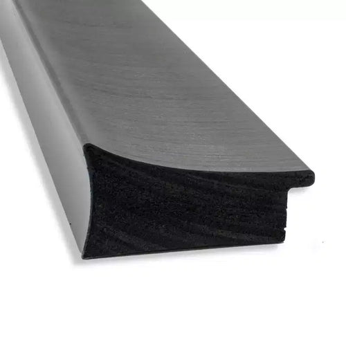 Miroir de porte pleine longueur élégant en étain brossé non biseauté 19" x 53"
