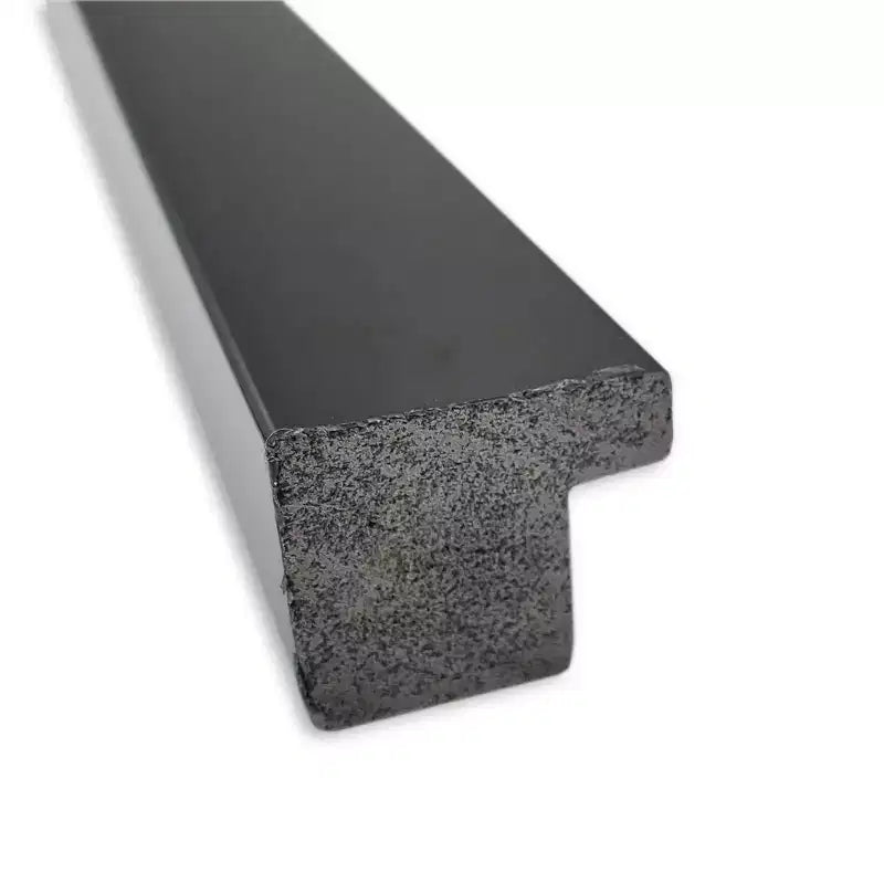 Miroir mural noir de jais non biseauté 38 po x 26 po - : Cadre moderne en polystyrène, matériel de montage inclus