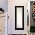 Miroir de porte pleine longueur 21 po x 55 po non biseauté - : Cadre en polystyrène, quincaillerie de montage incluse