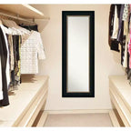 Miroir de porte pleine longueur 21 po x 55 po non biseauté - : Cadre en polystyrène, quincaillerie de montage incluse