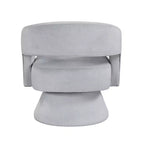 GDFStudio Hudson Modern Luxury Velvet Upholstered Swivel Accent Chair