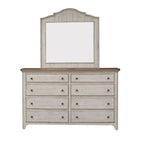 Farmhouse Reimagined Antique White 8-Drawer Dresser
