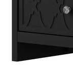 Table de chevet à 2 tiroirs avec étagère ouverte 22,8 L 15,7 P 26,8 H