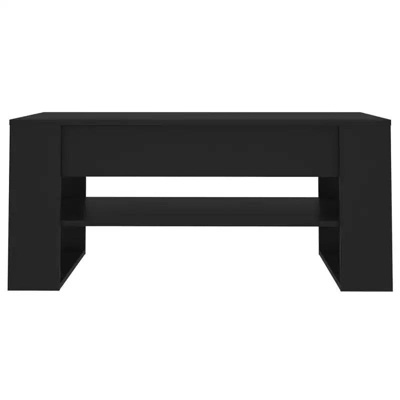 Table basse en bois d'ingénierie blanc Table basse moyenne
