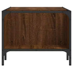Table basse avec étagère d'appoint en bois d'ingénierie