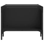 Table basse avec étagère d'appoint en bois d'ingénierie