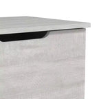 Tables de chevet à 2 tiroirs (lot de 2) avec poignées découpées 47,5 cm (L) x 39,9 cm (P) x 60,2 cm (H)