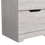 Tables de chevet à 2 tiroirs (lot de 2) avec poignées découpées 47,5 cm (L) x 39,9 cm (P) x 60,2 cm (H)