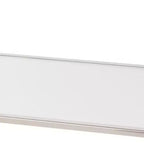 Table basse rectangulaire miroir en métal et miroir argenté 43