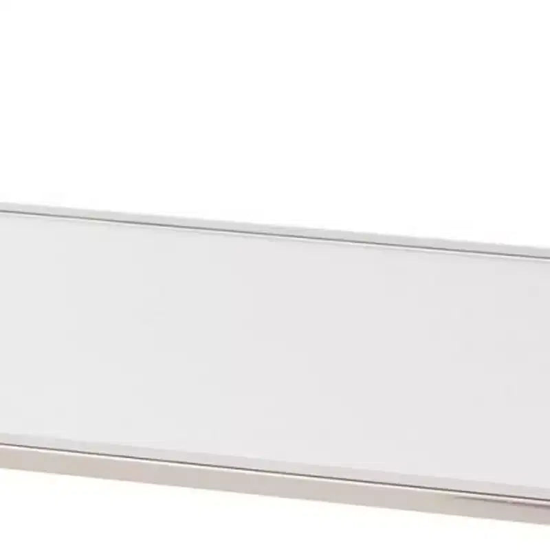 Table basse rectangulaire miroir en métal et miroir argenté 43