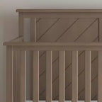 Lit de bébé convertible 4 en 1, se transforme en lit de jour, en lit de tout-petit et en lit double, 3 positions de matelas, finition sécuritaire pour bébé