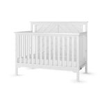 Lit de bébé convertible 4 en 1, se transforme en lit de jour, en lit de tout-petit et en lit double, 3 positions de matelas, finition sécuritaire pour bébé