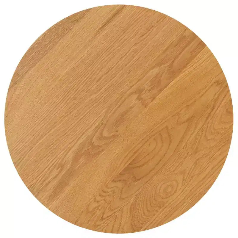 Table d'appoint en chêne massif pour canapé/bout de canapé/table basse - Blanc/Bois clair