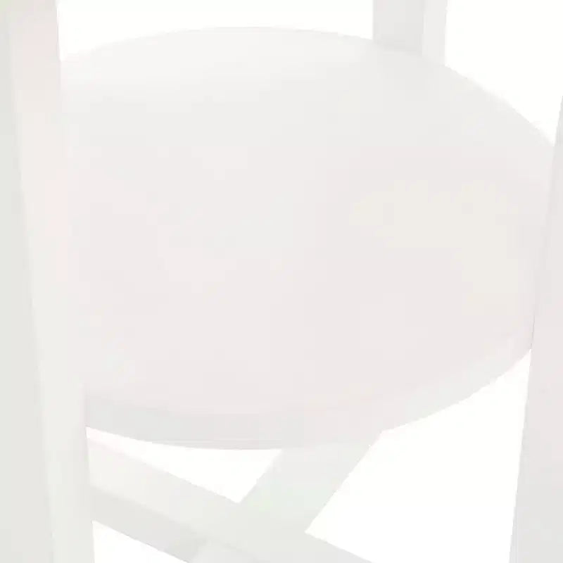 Table d'appoint en chêne massif pour canapé/bout de canapé/table basse - Blanc/Bois clair
