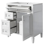 Bathroom Vanity with Top Sink and a Tip-out Drawer