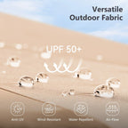 MAISON ARTS 15ft Double-Sided Patio Extra Large Twin Umbrella with Base Included