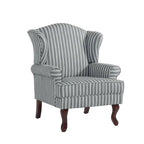 2 Set Traditional Wingback Accent Chairs Upholstered Armchair