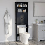 Futzca Over The Toilet Storage Cabinet with Door