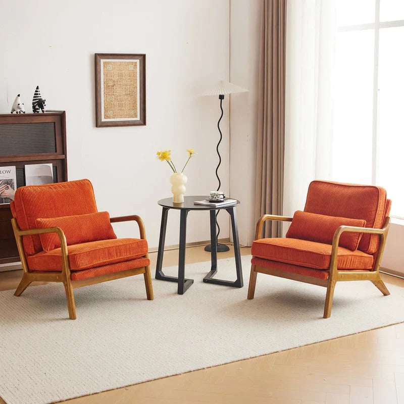Mid Century Modern Upholstered Accent Chair