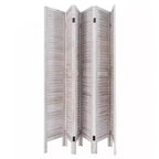 67 High 6 Panel Room Divider Furniture Classic Venetian Wooden Slat Home