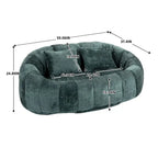 Chenille Bean Bag Chair Lazy Sofa