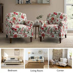 Giampiero Living Room Armchair with Nailhead Trims Set of 2 by HULALA HOME