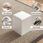 Foldable Lift-Top Coffee Table with 4 Stools & Storage
