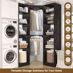 Besiost Corner Closet System with 12 Shelves