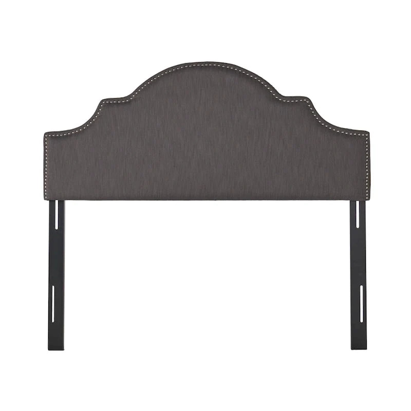 Adjustable Full/Queen Studded Fabric Headboard