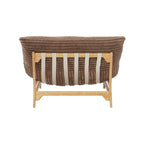 Bean Bag Accent Chair Large Plush Bean Bag Lounger with Solid Wood Frame Comfy Lounge Chair with Down Filling