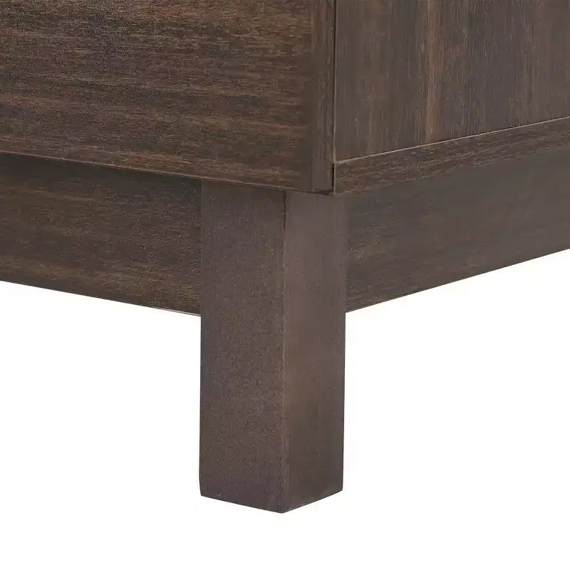 6-Drawer Modern Geometric Dresser, Half-Circle Accent Wide Storage Chest for Bedroom & Living Room
