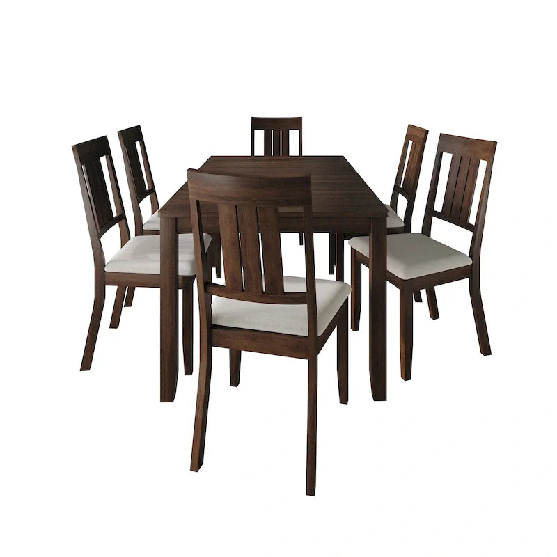 CraftPorch Classic 7-piece Wooden Dining Set