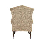 2 Set Traditional Wingback Accent Chairs Upholstered Armchair