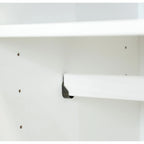 Palace Imports 100% Solid Wood Cosmo 3-Door Wardrobe Armoire with Solid Wood or Mirrored Doors