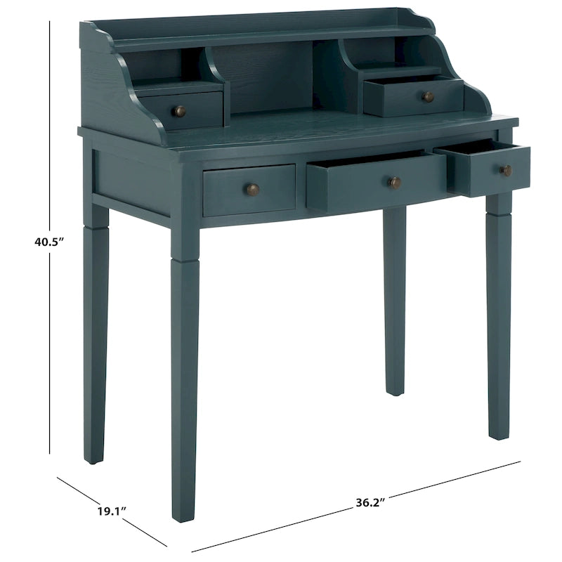 SAFAVIEH Leana 5-Drawer Work Office Writing Desk