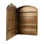 Kate & Laurel All Things Decor 20x6x30 Arendahl MDF Jewelry Cabinet with Mirror Gold