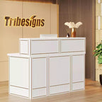 Lantine Reception Desk with Counter