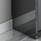 Entryway Glam Black Shoe Storage with Adjustable Shelves