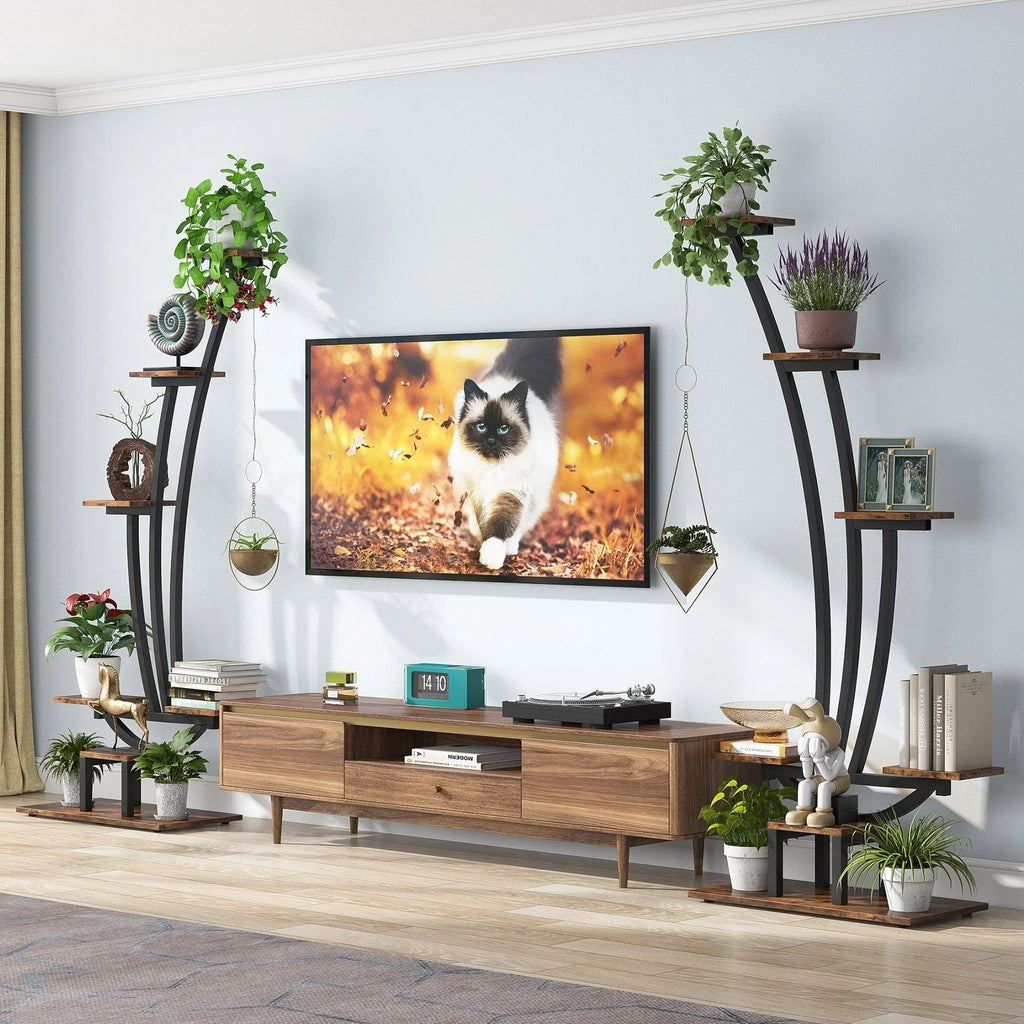 Indoor Plant Stand, 6-Tier Flower Rack for Home Garden- Set of 2