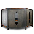 Leick Home Solid Wood Mission Corner TV Stand
